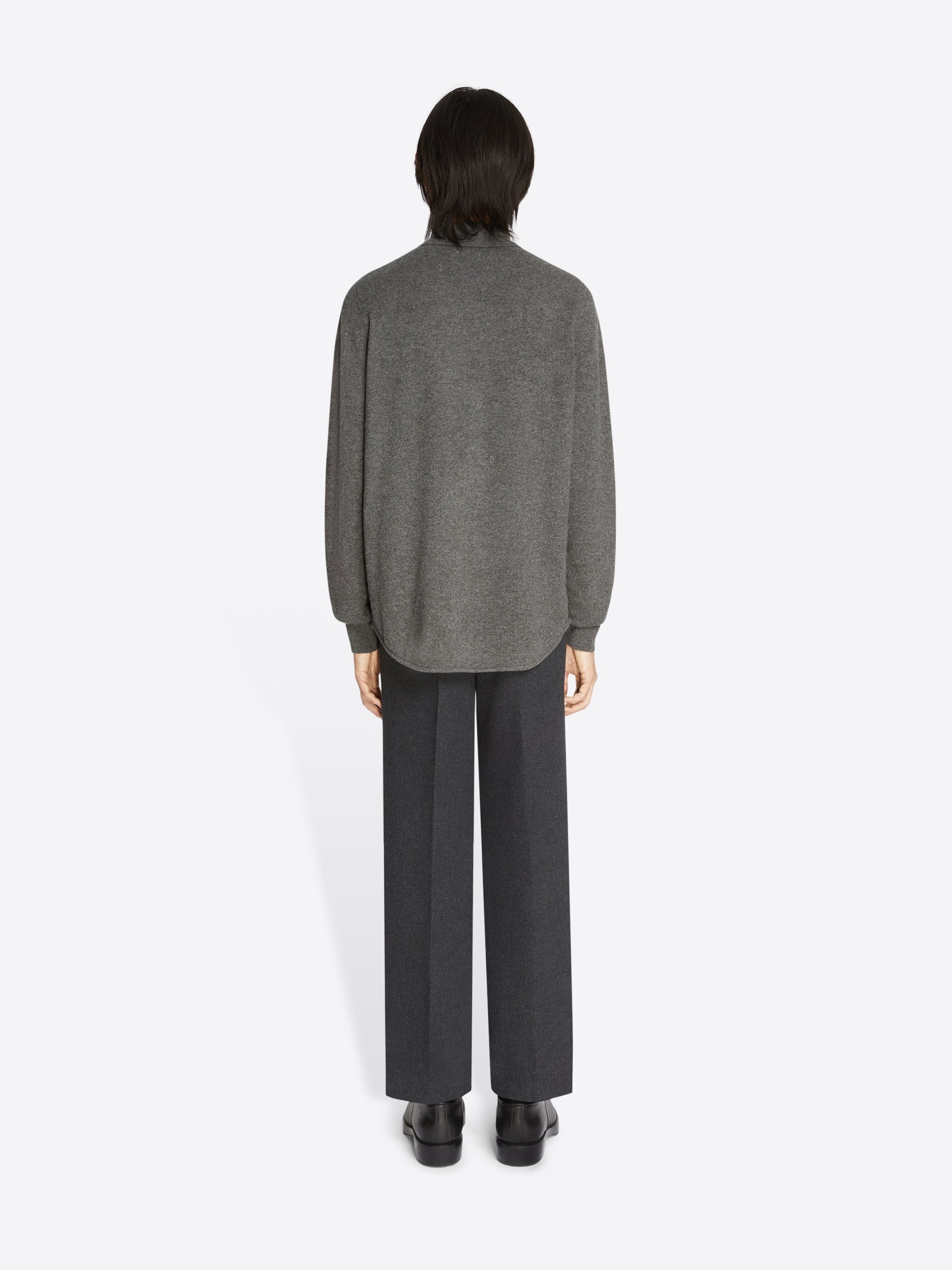 CASHMERE POLO SHIRT - 4