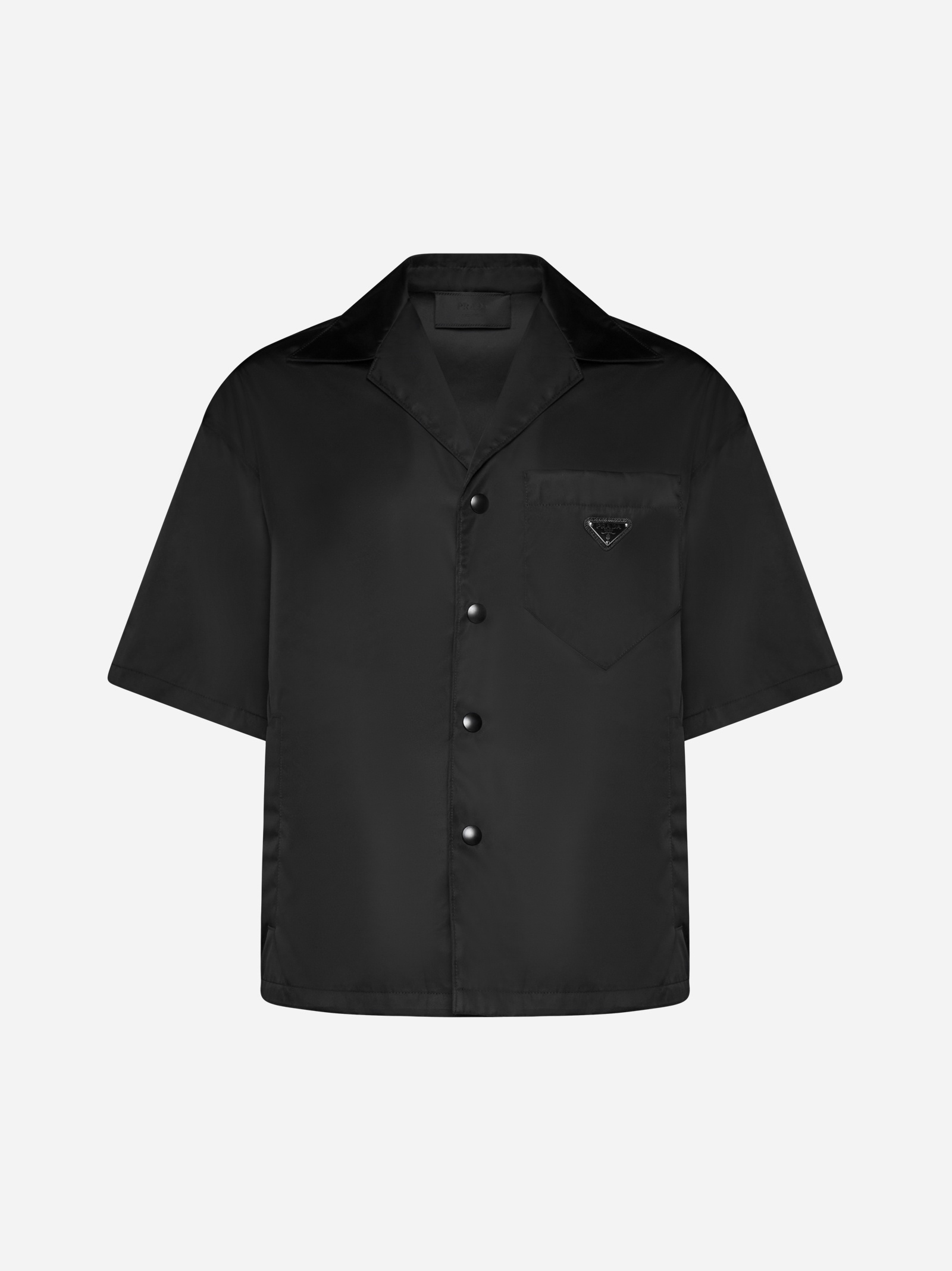 【PRADA】新作もセール！Re-Nylon ボーリングシャツ PRADA】セール☆Re-Nylon 半袖シャツ (PRADA/シャツ
