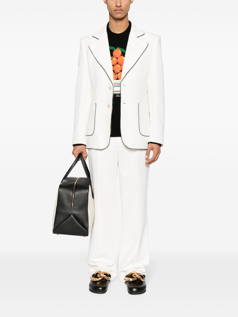 CASABLANCA straight-leg jacquard trousers outlook