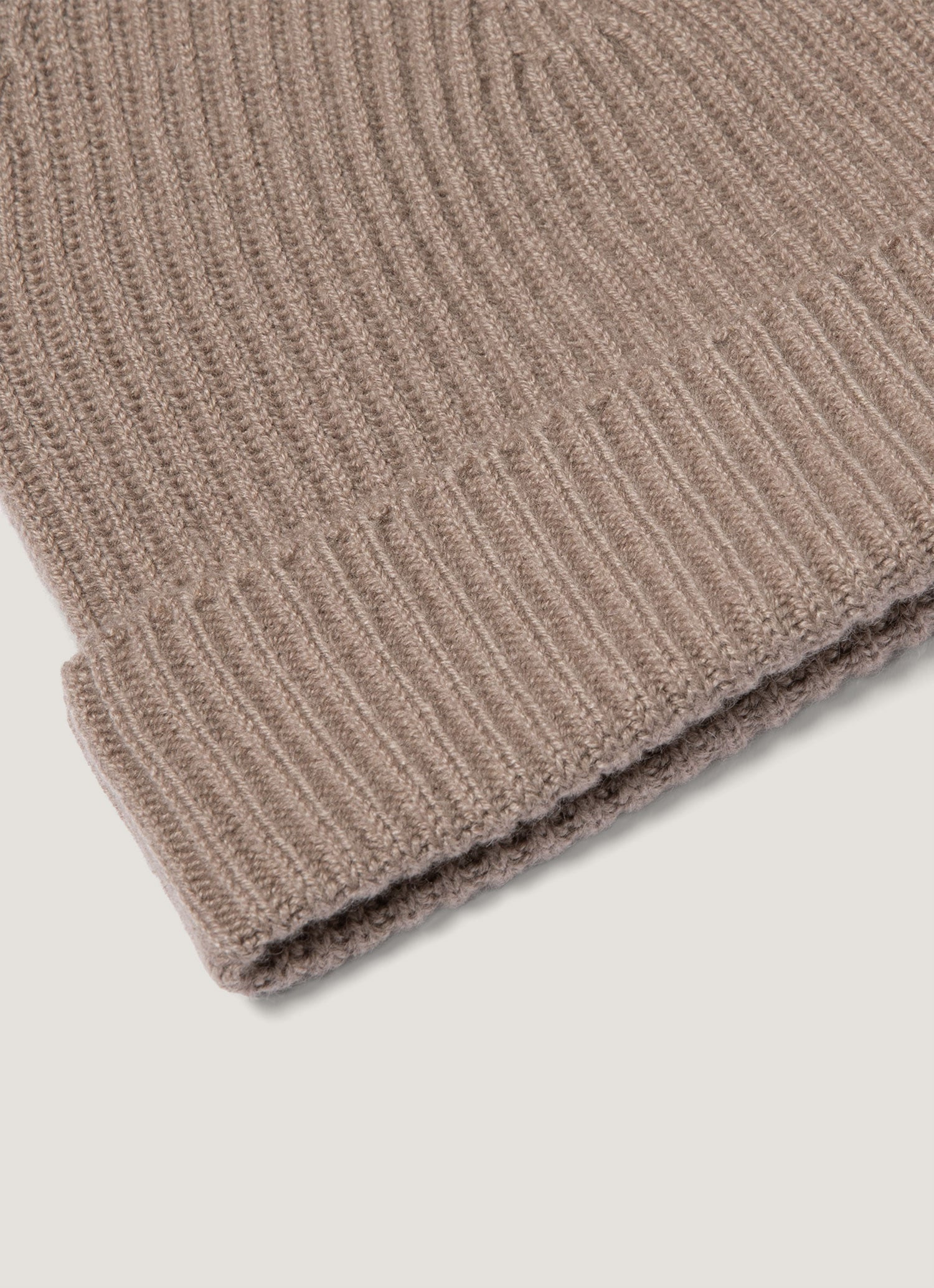 Cashmere Ribbed Hat - 2