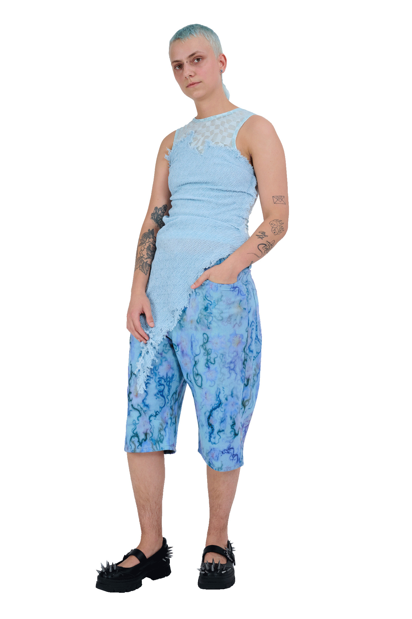 BLUE THORN MIKAELA JORTS - 6