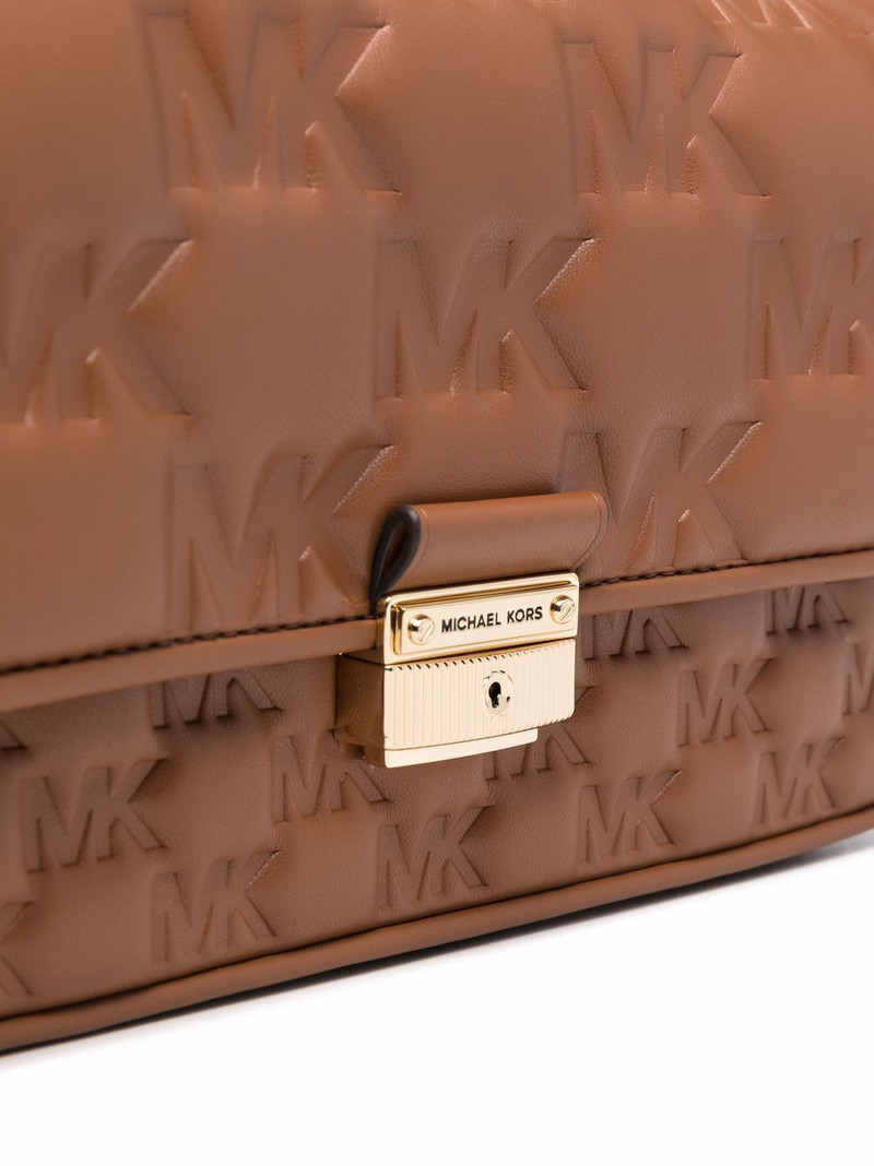 small Bradshaw logo-embossed crossbody bag 5