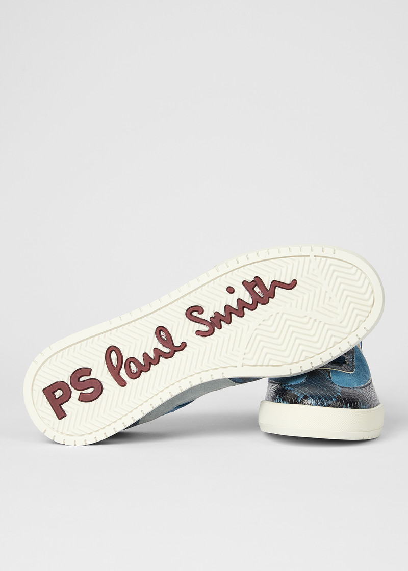 Paul Smith Women's Blue Snake 'Dover' Trainers outlook