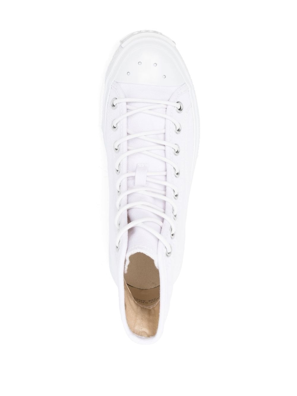 high-top lace-up fastening sneakers - 4