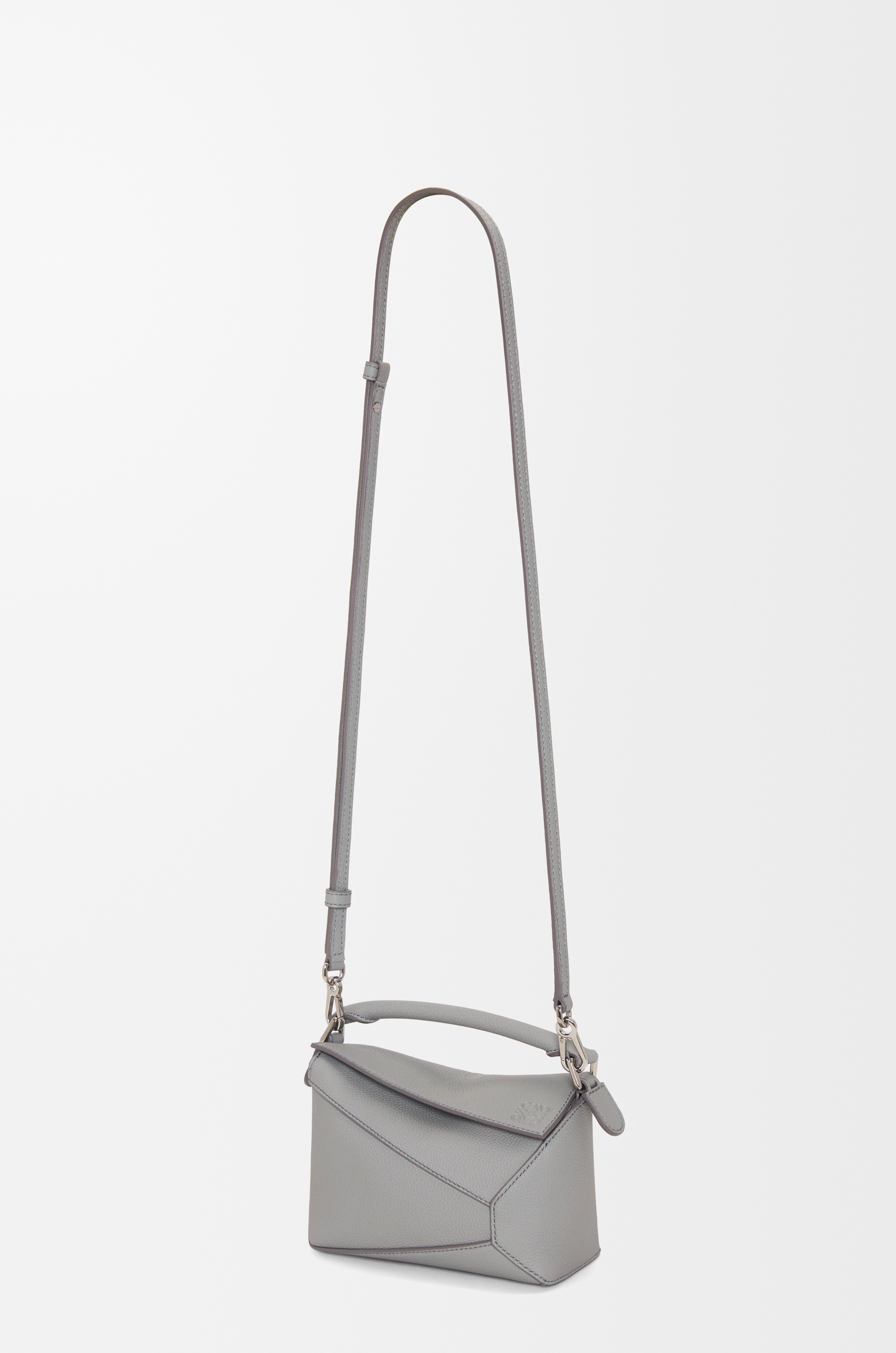 Mini Puzzle Edge bag in soft grained calfskin - 7