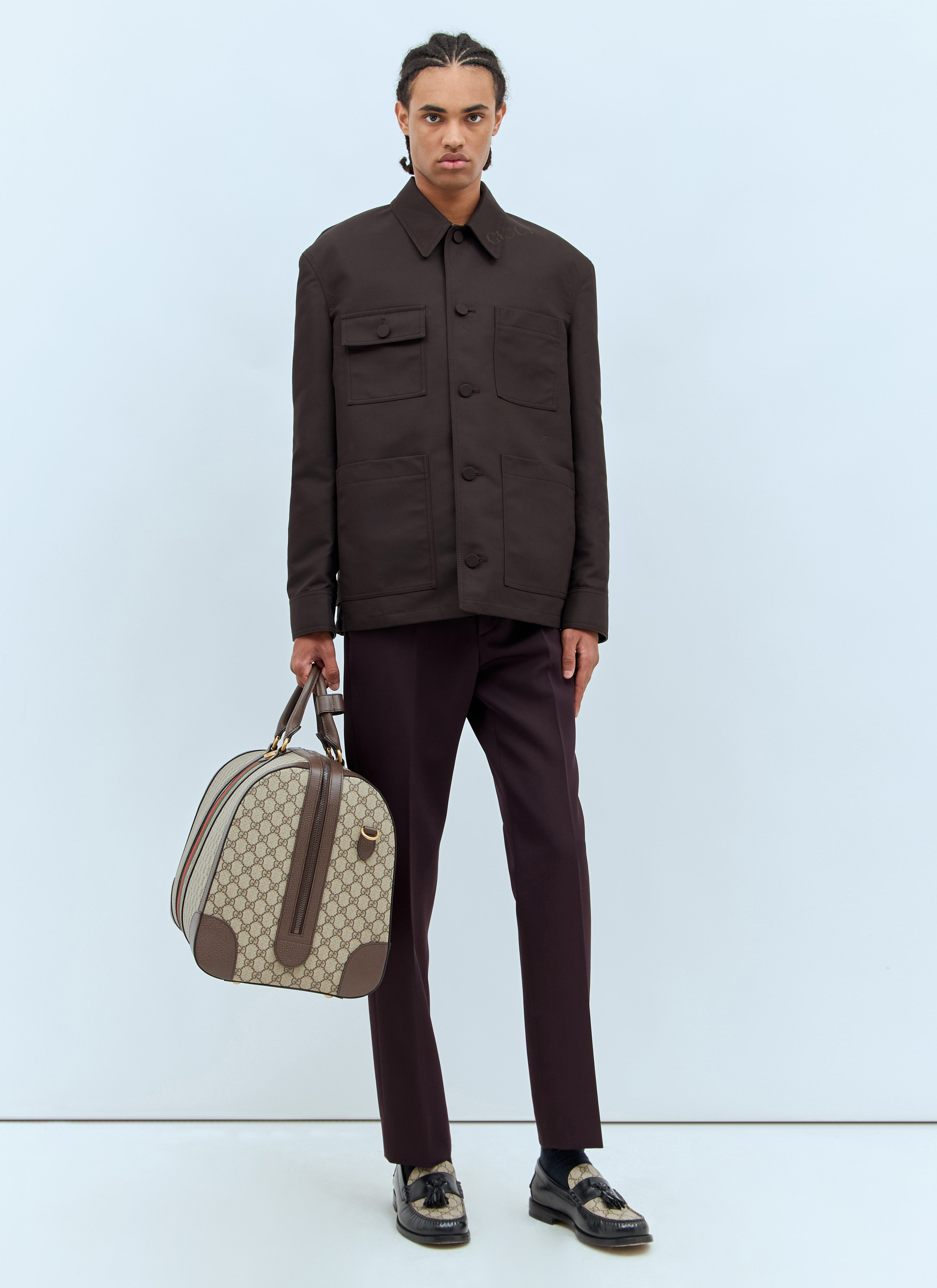 Gucci Men Technical Cotton-Blend Jacket - 3