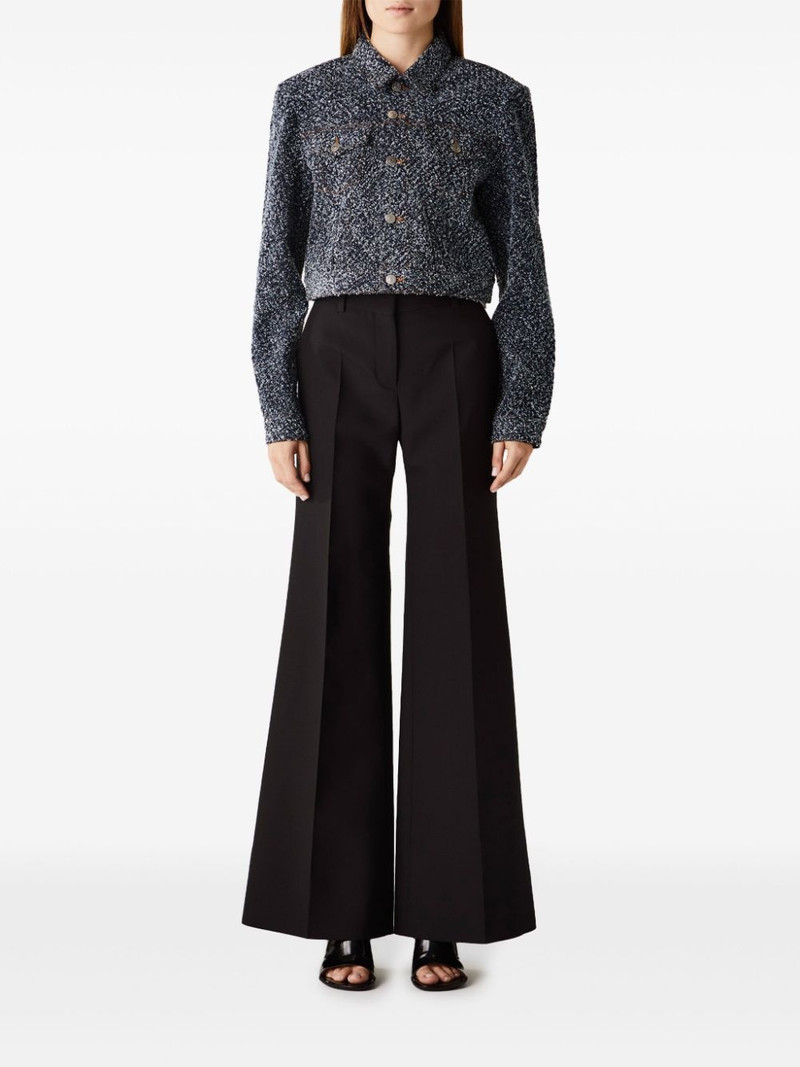 Stella McCartney bouclé denim jacket outlook