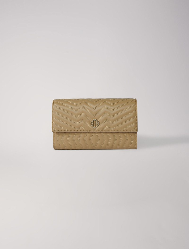 Leather wallet on chain 1