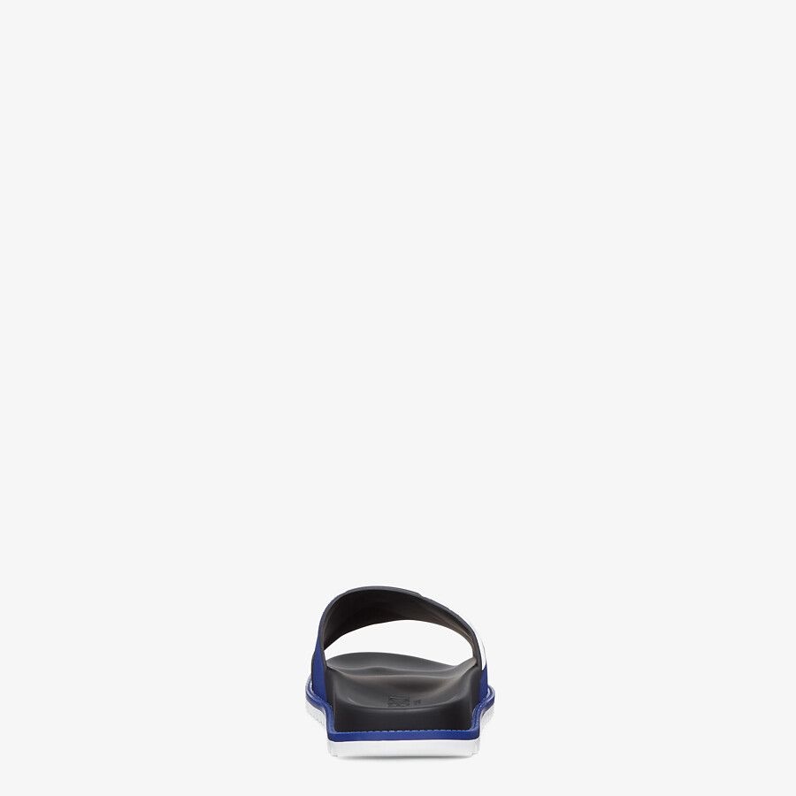 Black rubber slides - 3