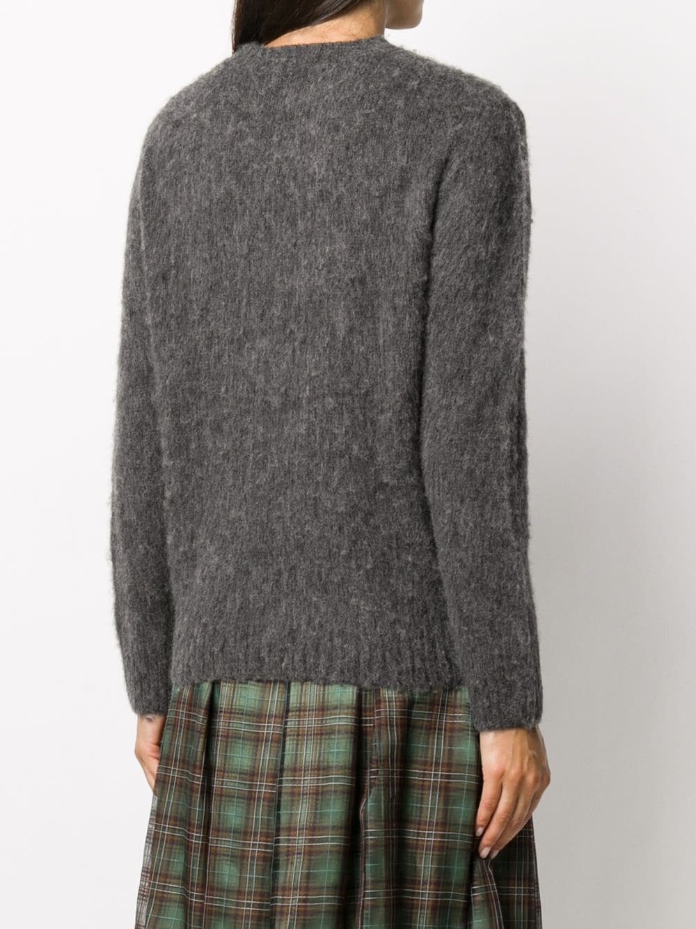 crewneck wool jumper - 4