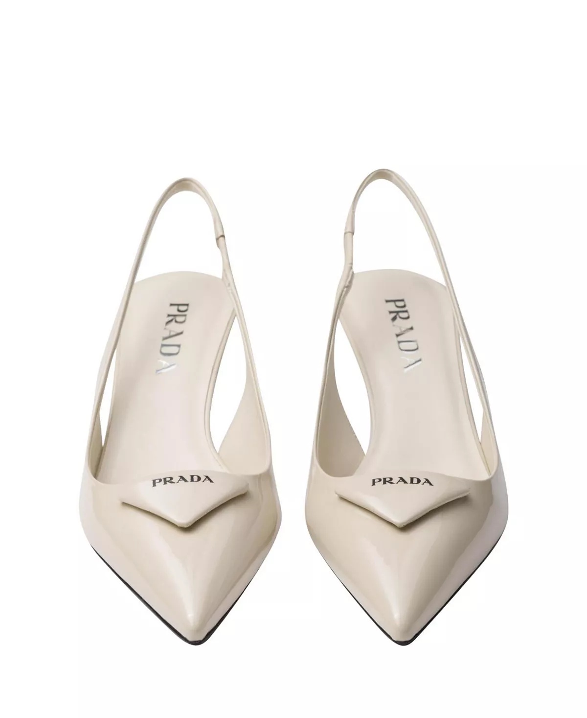 Women's Patent Leather Slingback Pumps - 6