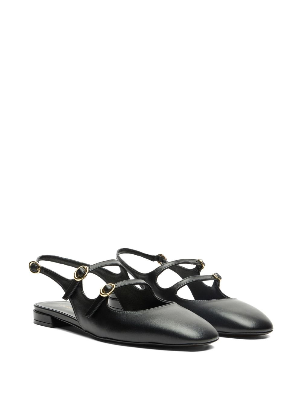 slingback buckle flats - 2
