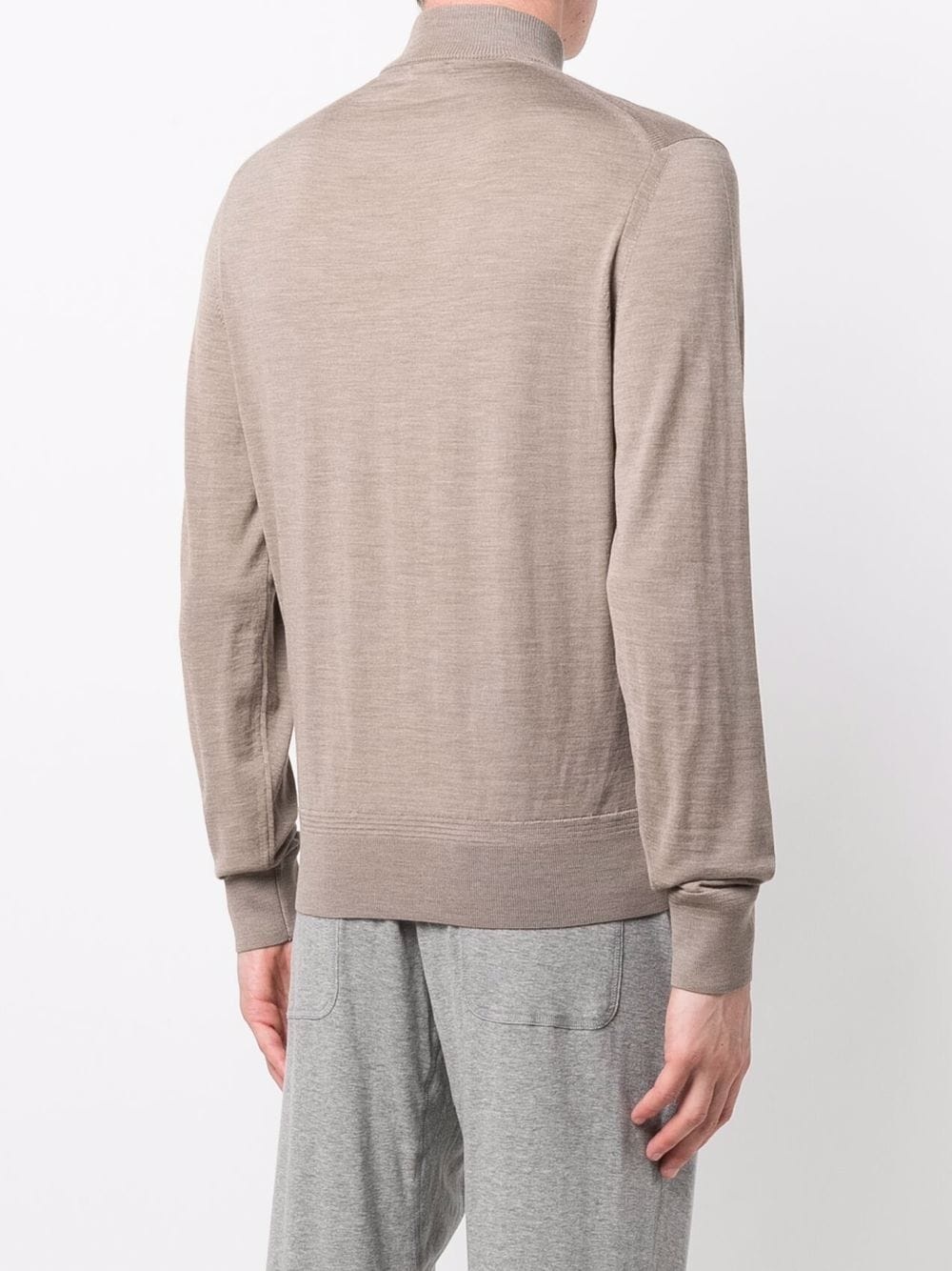 high-neck wool jumper - 4