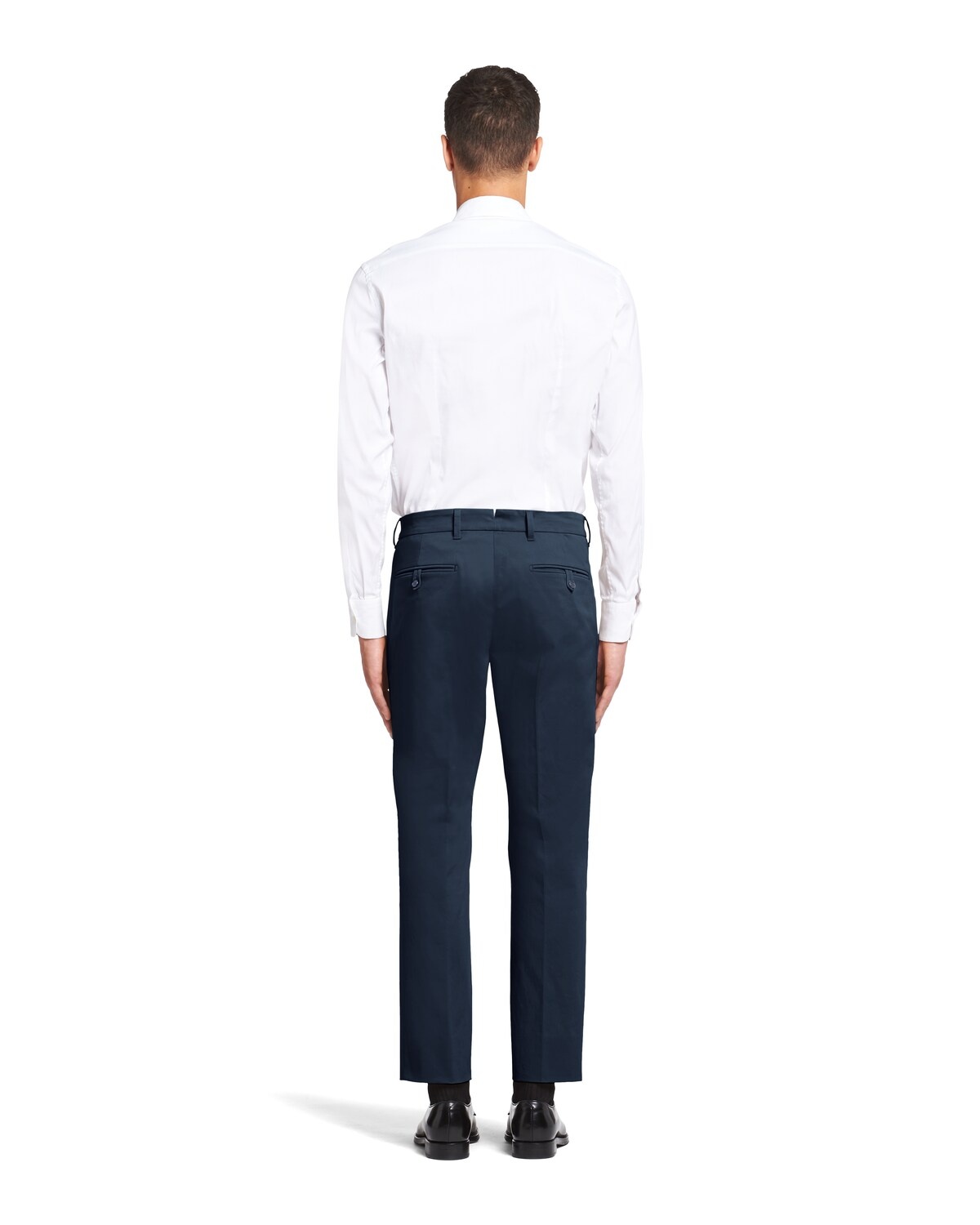 Stretch gabardine trousers - 4