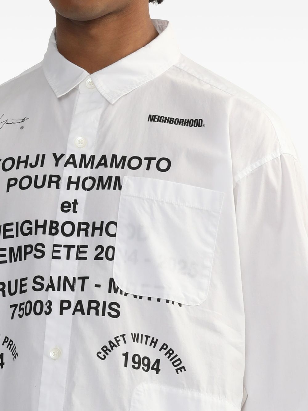 x Neighborhood printed shirt - 5
