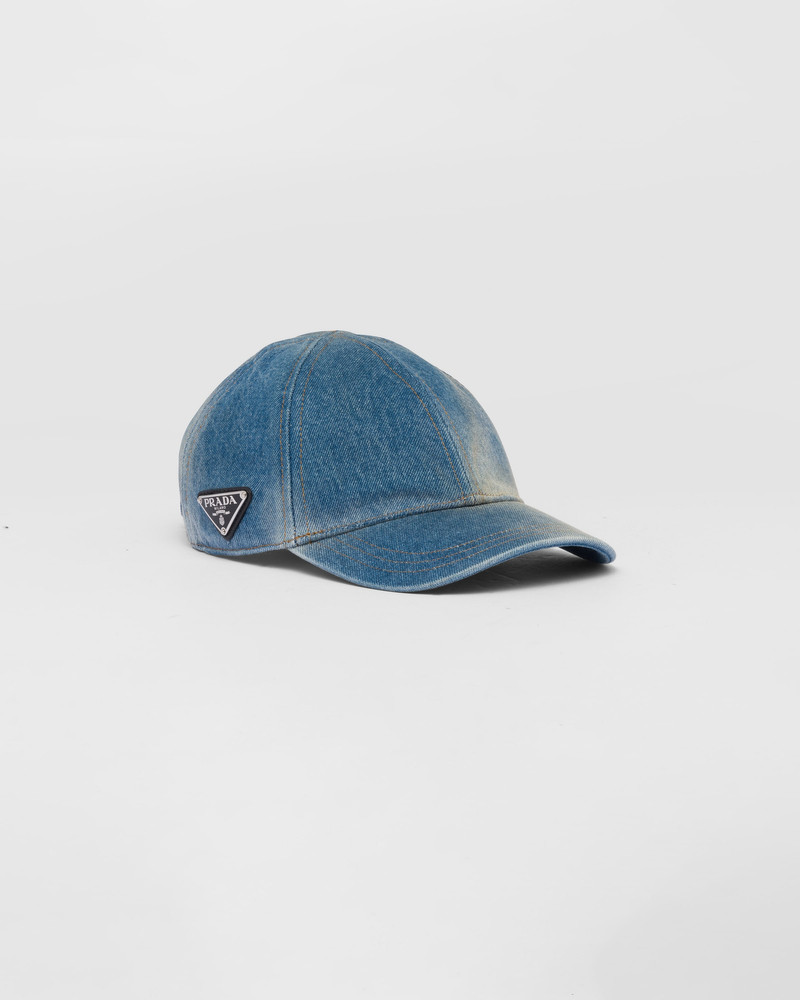 Denim baseball cap 1
