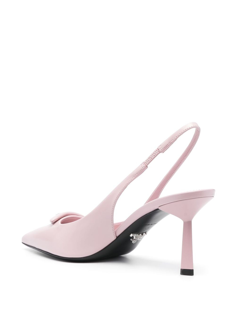 triangle logo slingback pumps - 3