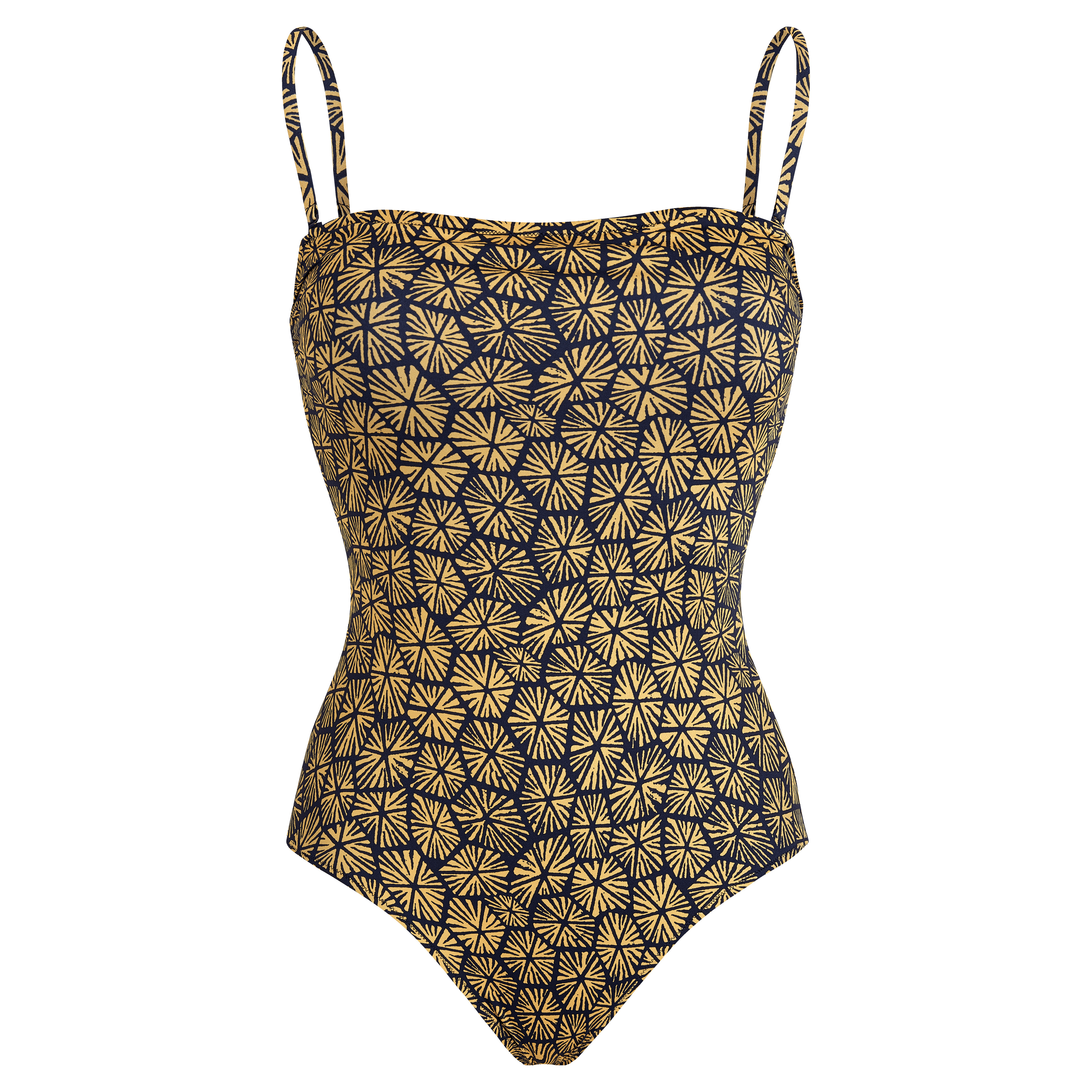 Women Bustier One-piece Swimsuit Carapaces - 1