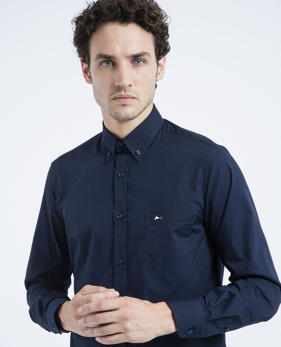 Cotton poplin shirt - 5