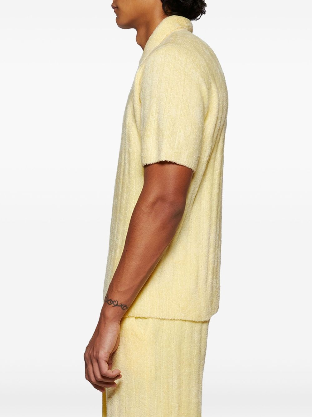 chenille polo shirt - 4