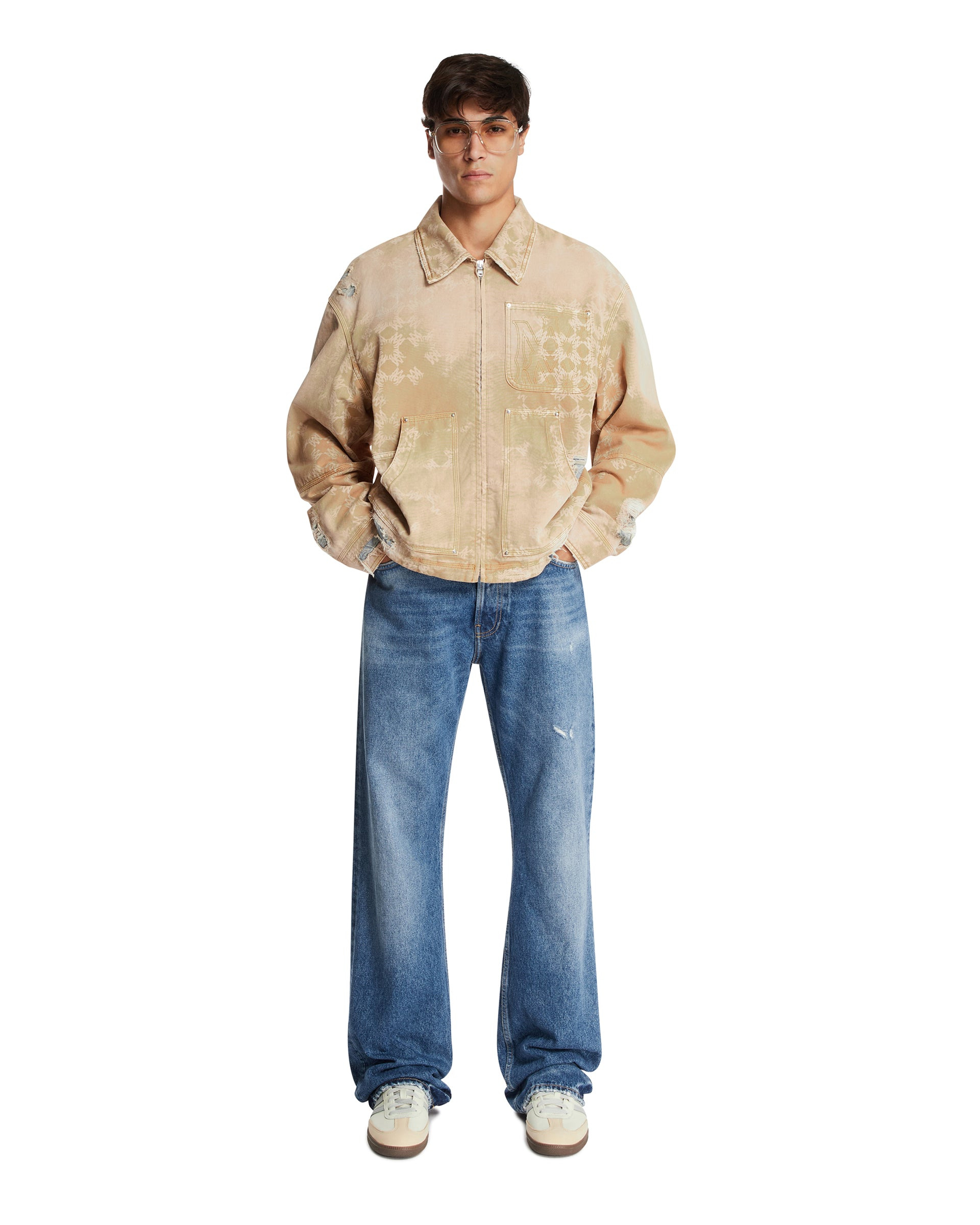 Beige Work Jacket - 2