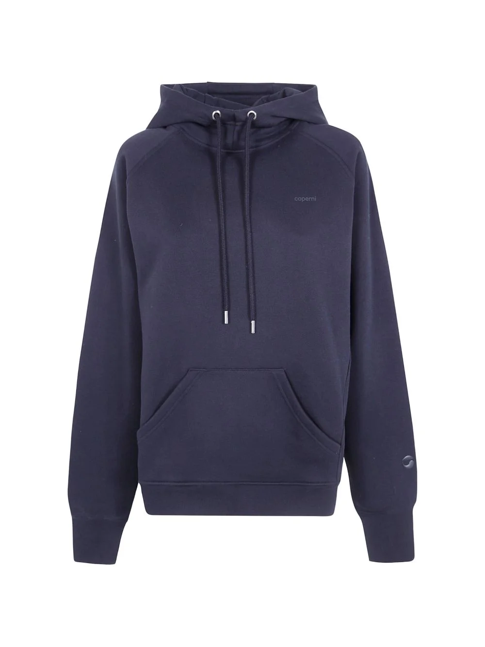 logo-print raglan-sleeve hoodie - 1