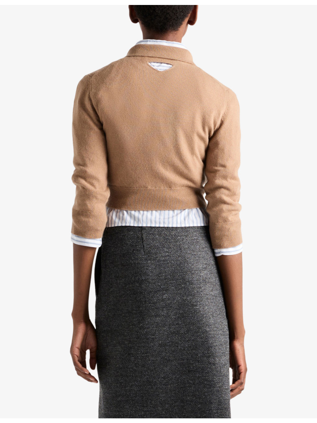 Short-Sleeve Cashmere Polo Jumper - 4
