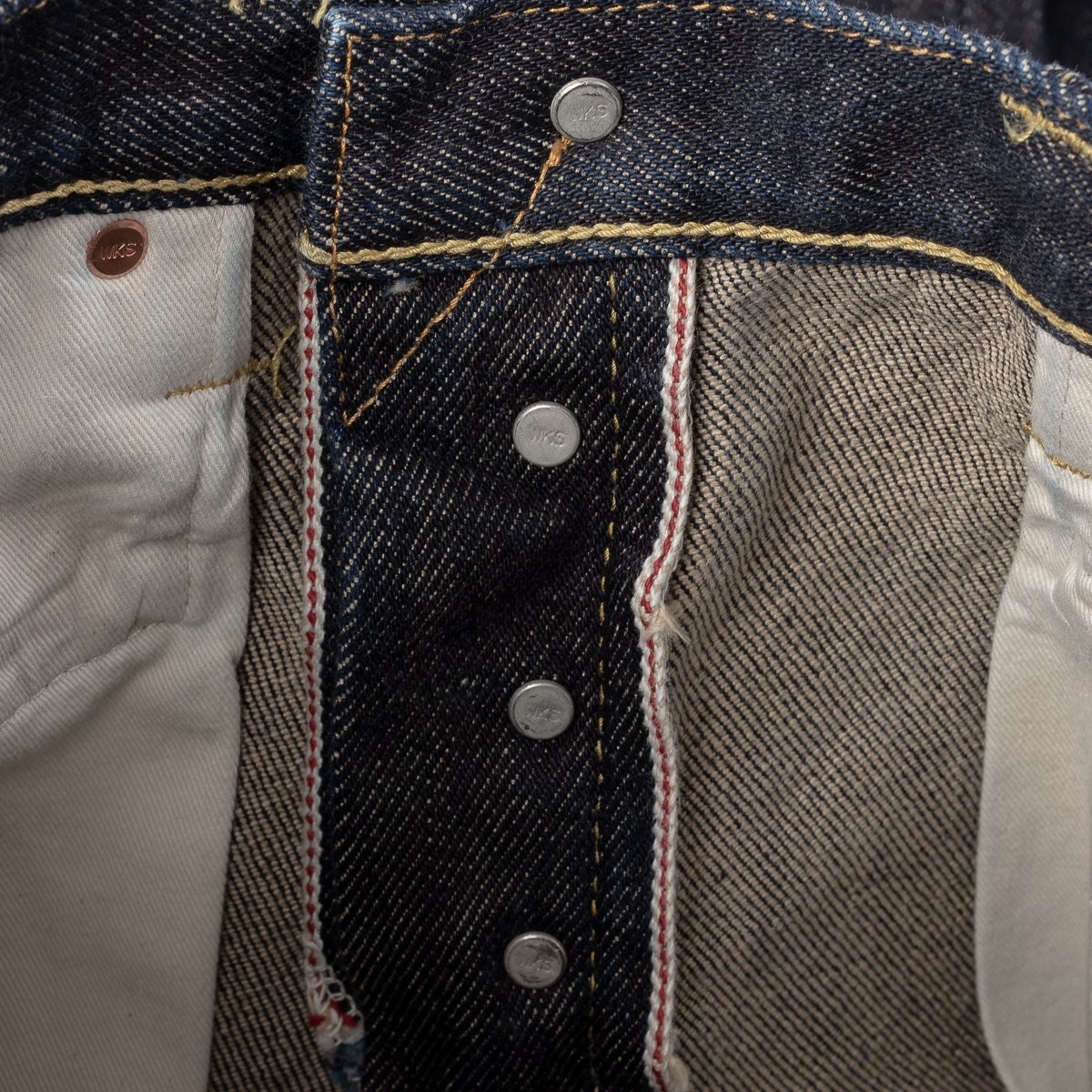 IH-777-SST 21oz Shinayaka Selvedge Denim Slim Tapered Cut Jeans - Indigo - 15