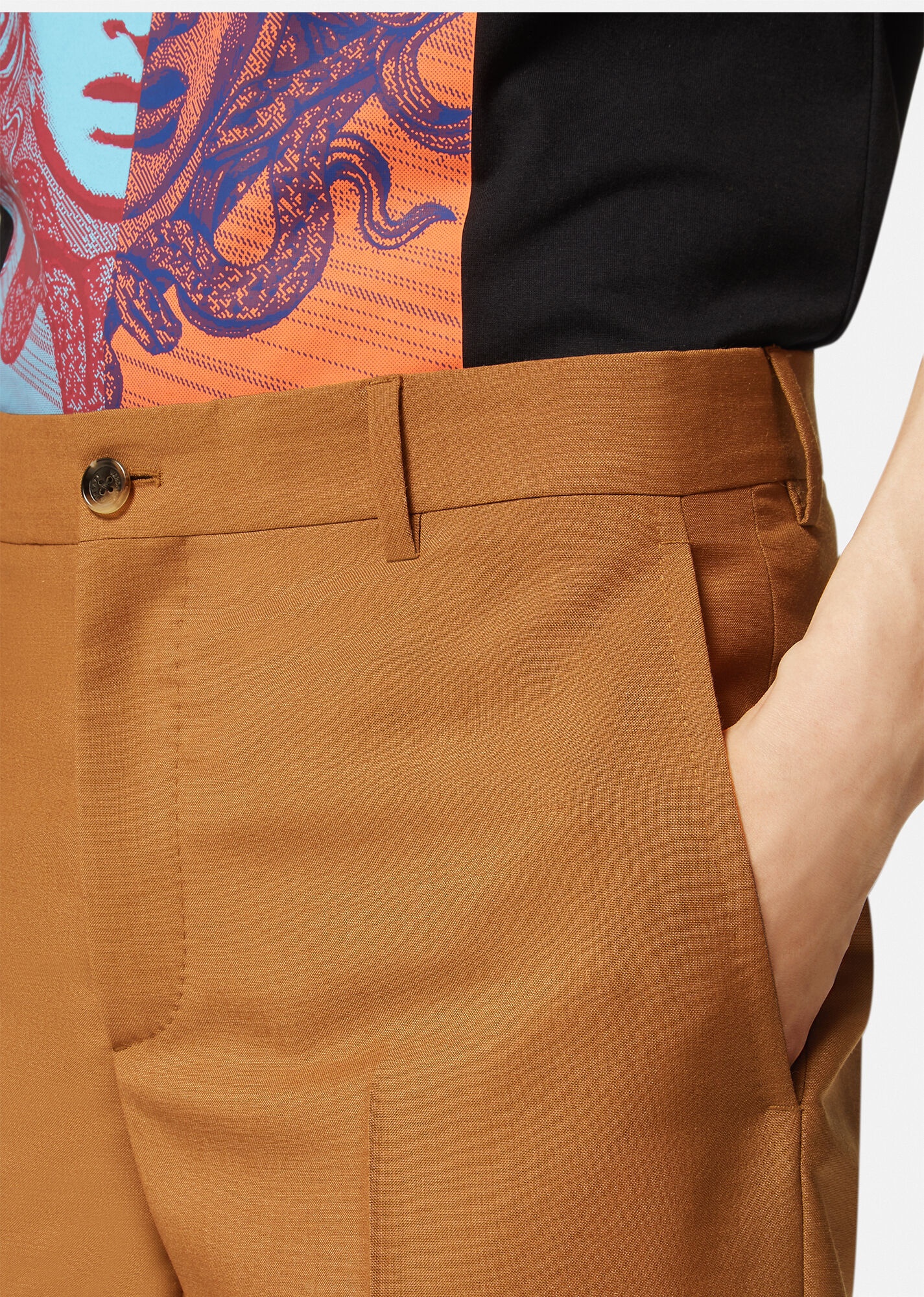 Mohair Blend Formal Pants - 5