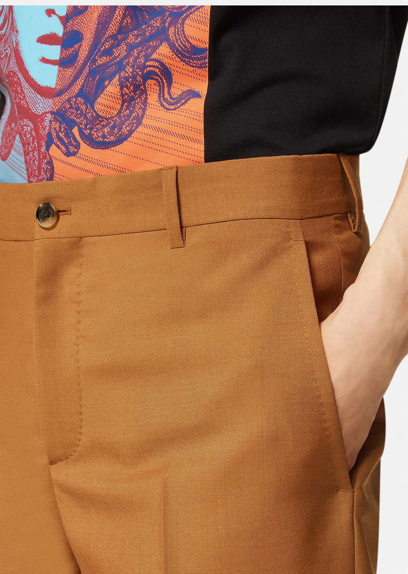 Mohair Blend Formal Pants 5