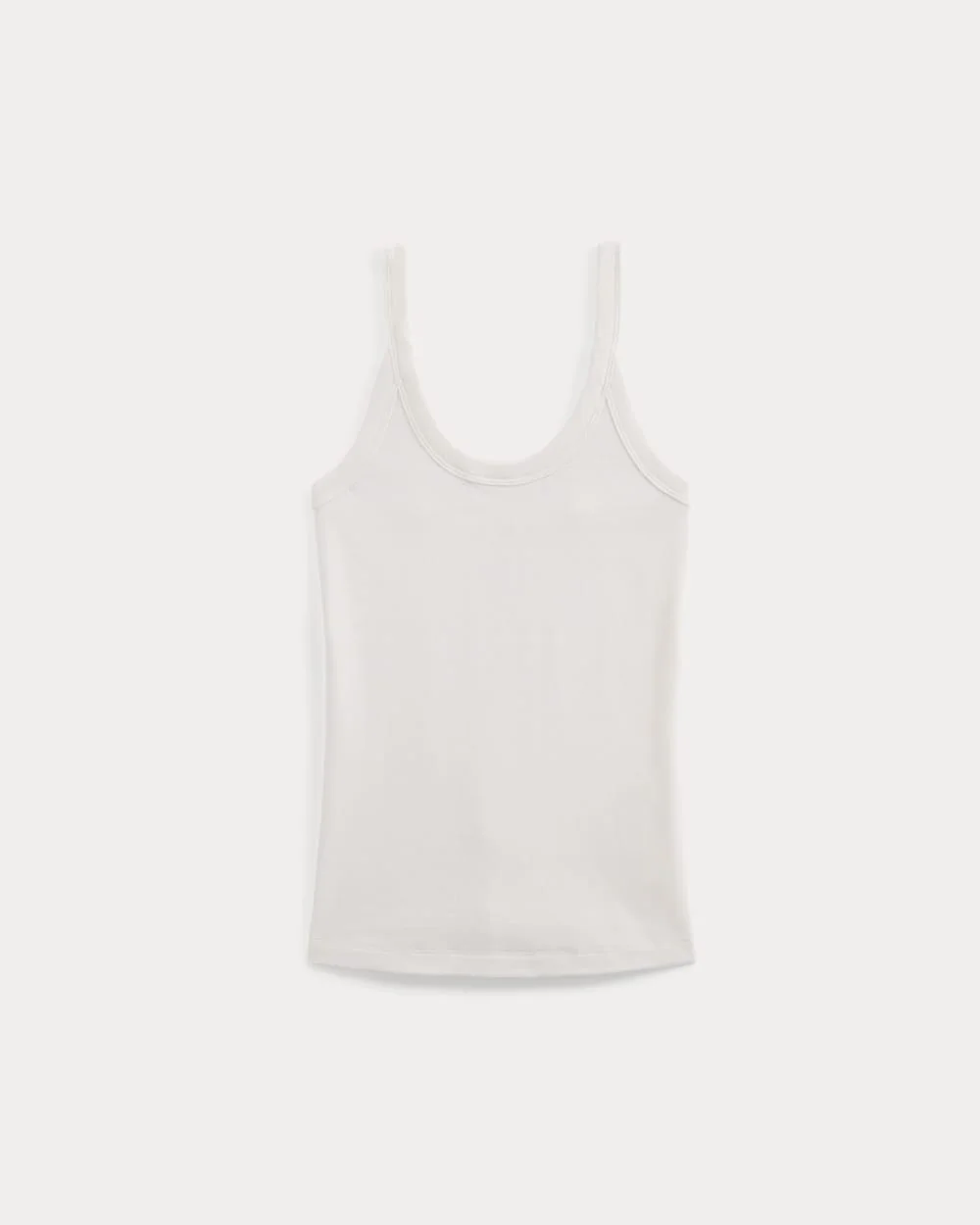 SOFT STRETCH U-NECK TANK - 1