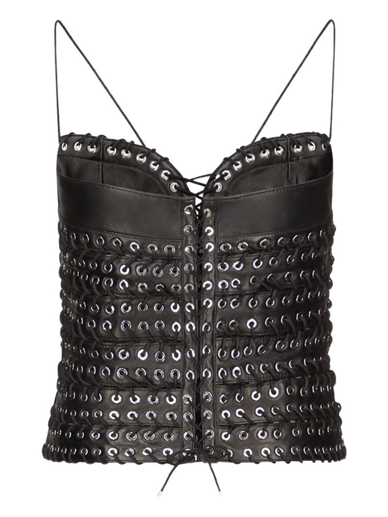LUDOVIC DE SAINT SERNIN Lee leather top outlook