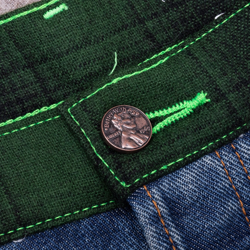 *BETTER WITH AGE X PENDLETON NEWPORT MIXED MEDIA TROUSER - MULTI - 3