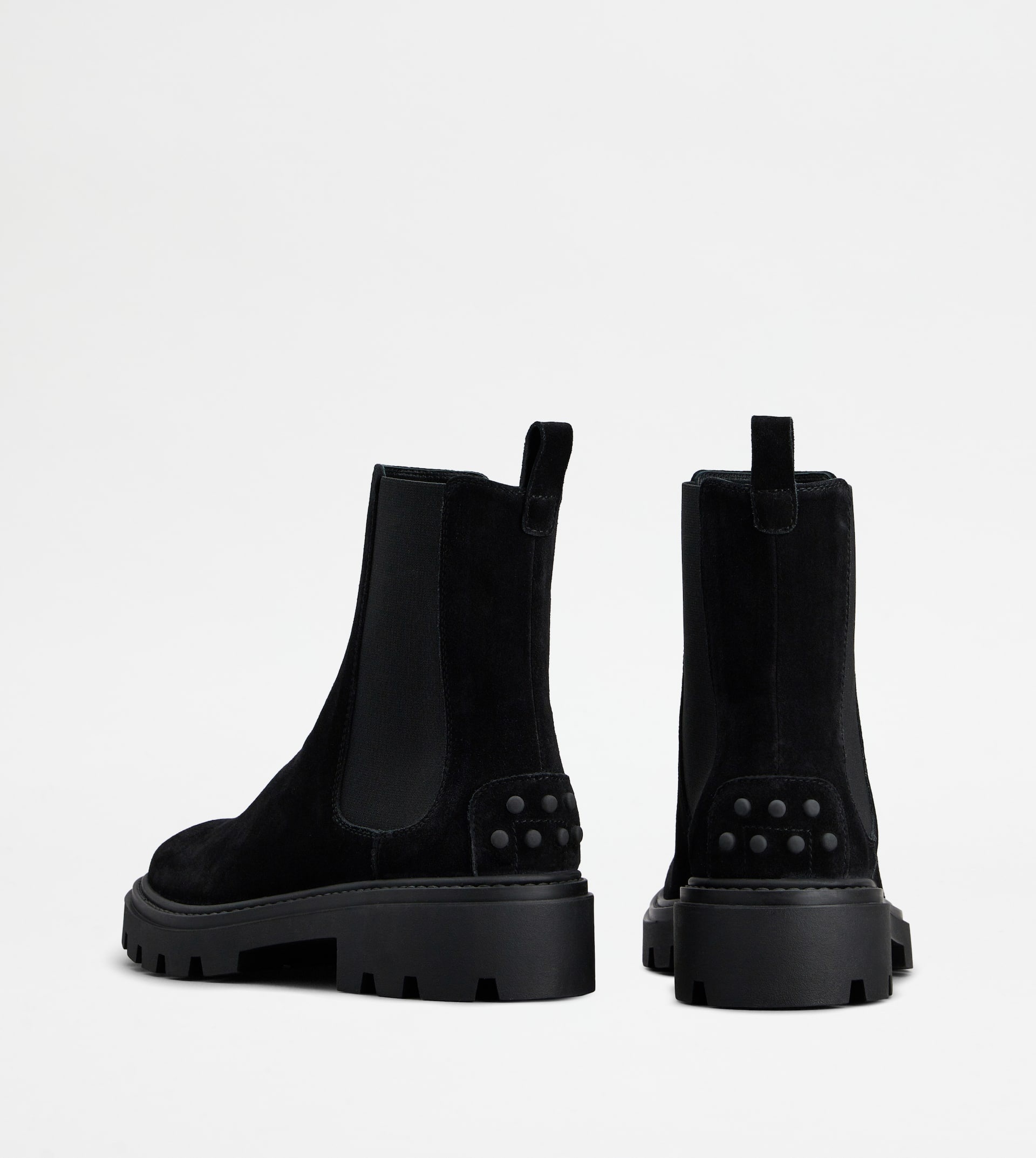 TOD'S CHELSEA BOOTS IN SUEDE - BLACK - 3