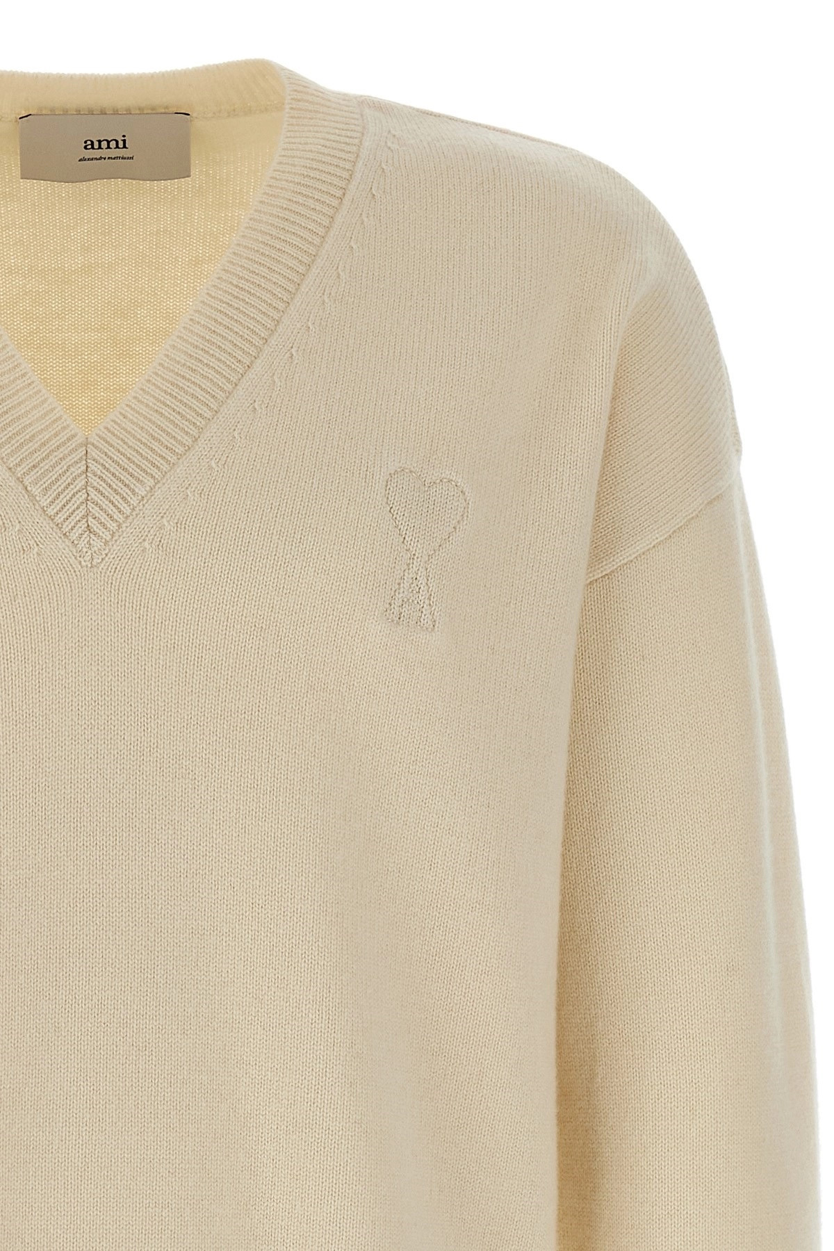 Puff logo patch sweater - 3
