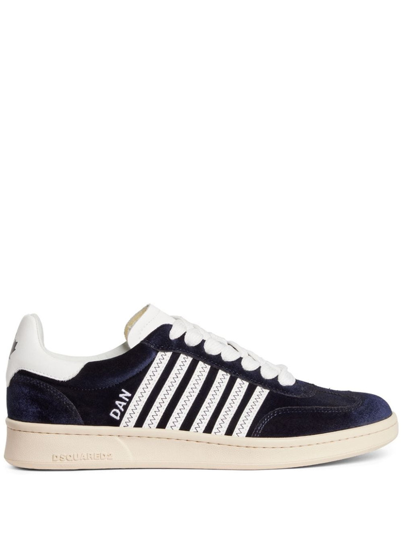 Boxer velvet low-top sneakers 1