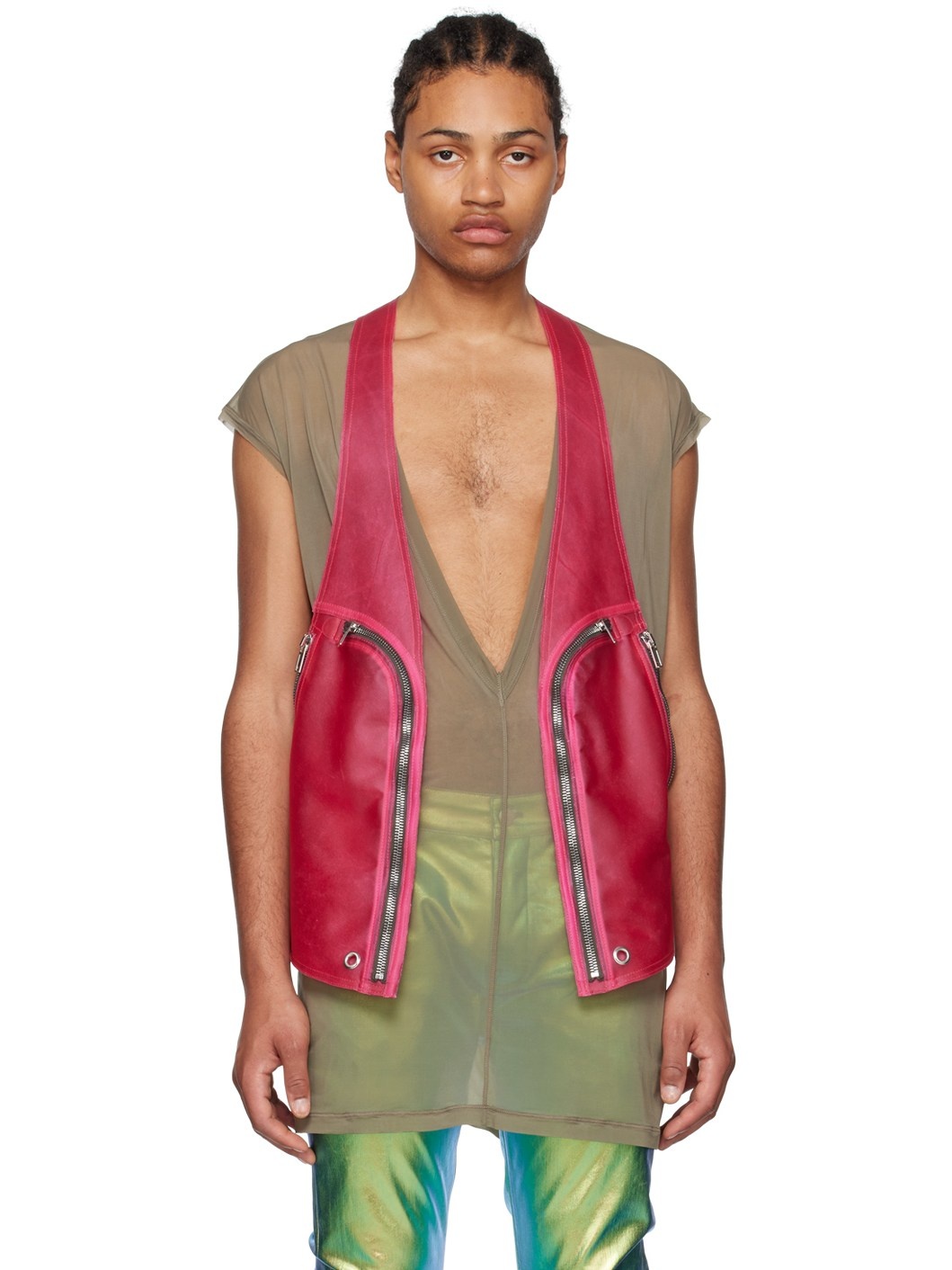 Pink Bauhaus Vest - 1