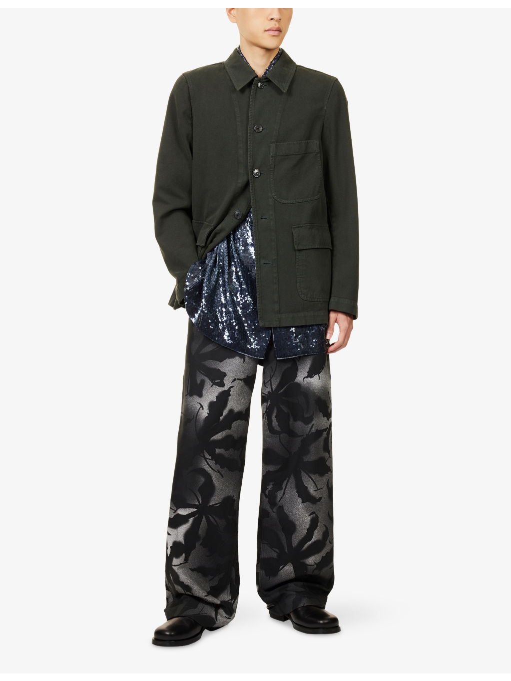 Braxton Flap-Pocket Cotton Jacket - 2