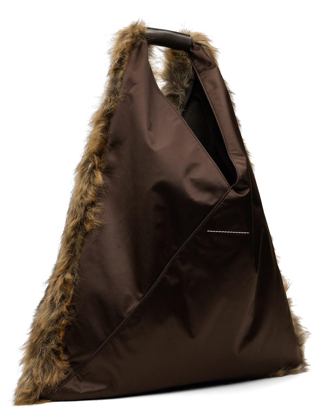 Brown & Burgundy Classic Tote - 3