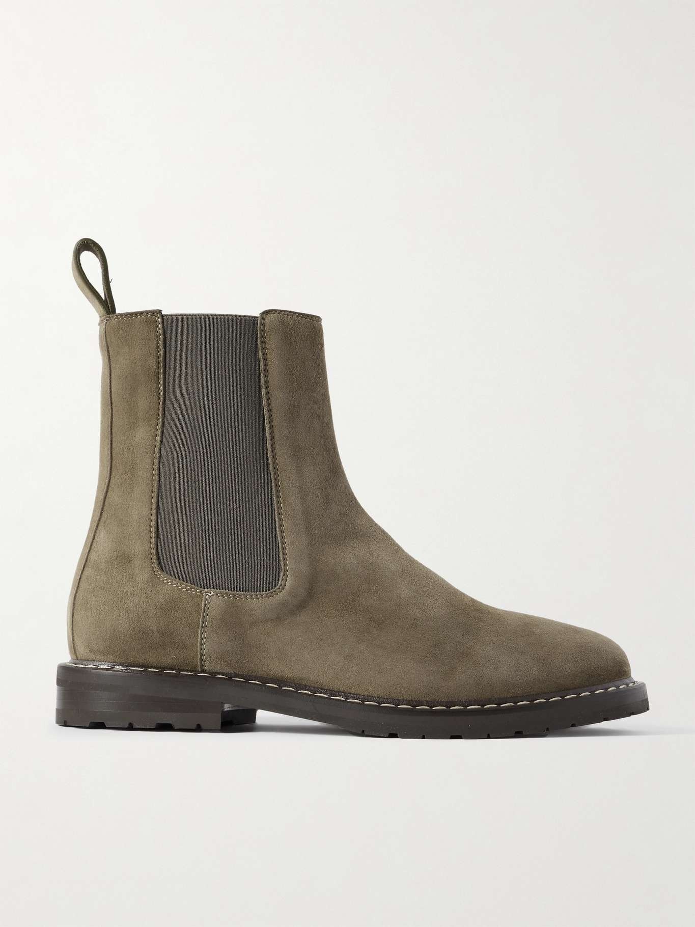 71 suede Chelsea boots Army green - 1