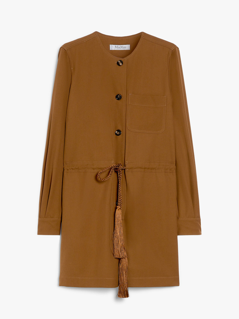 MAINE Gabardine wool short jumpsuit - 1