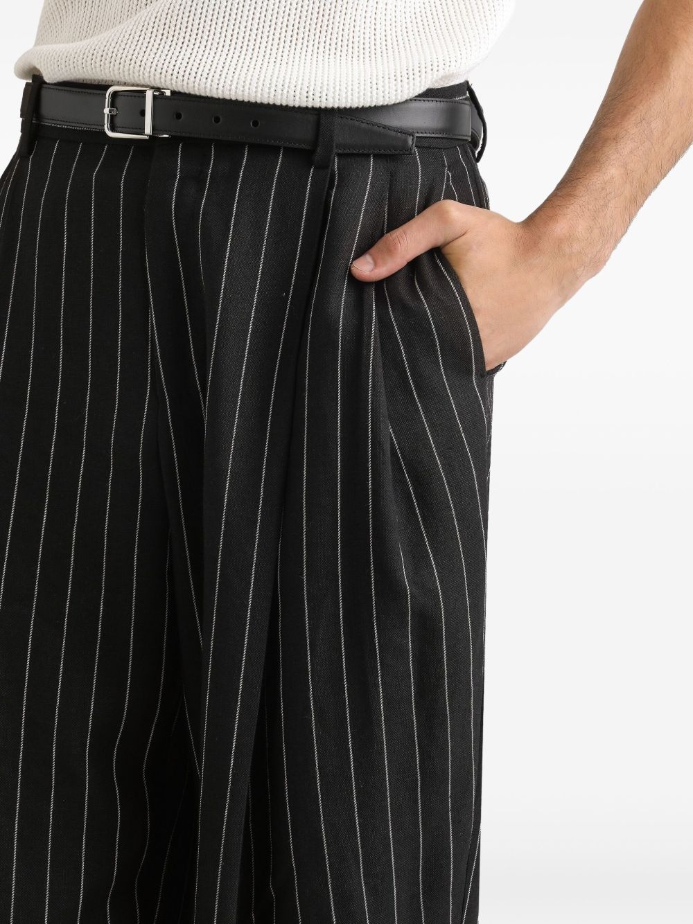 striped tailored pants - 5