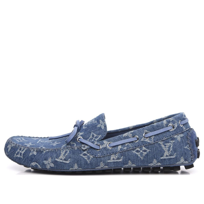 LOUIS VUITTON Arizona Loafers 'Denim Monogram' 1A80HM - 1