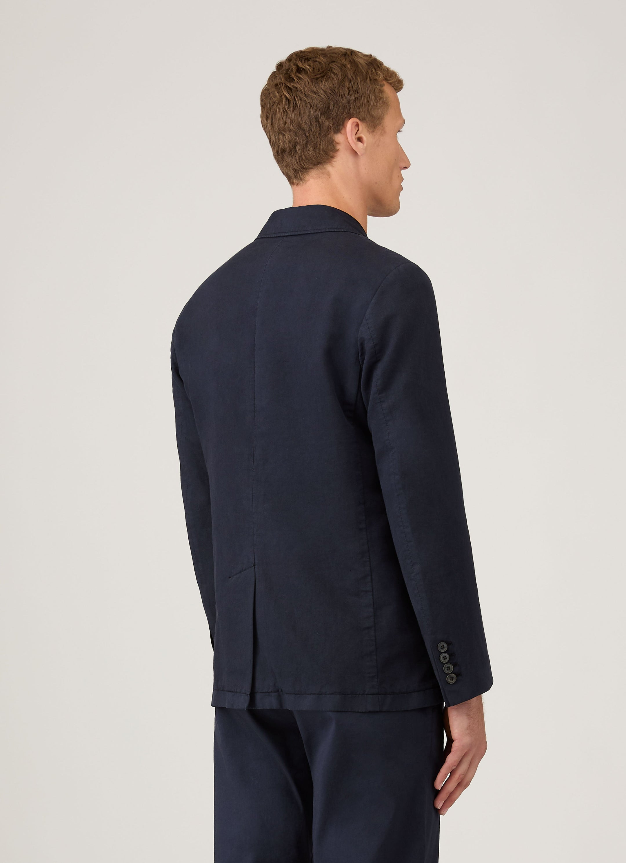 Cotton Linen Unstructured Blazer - 5
