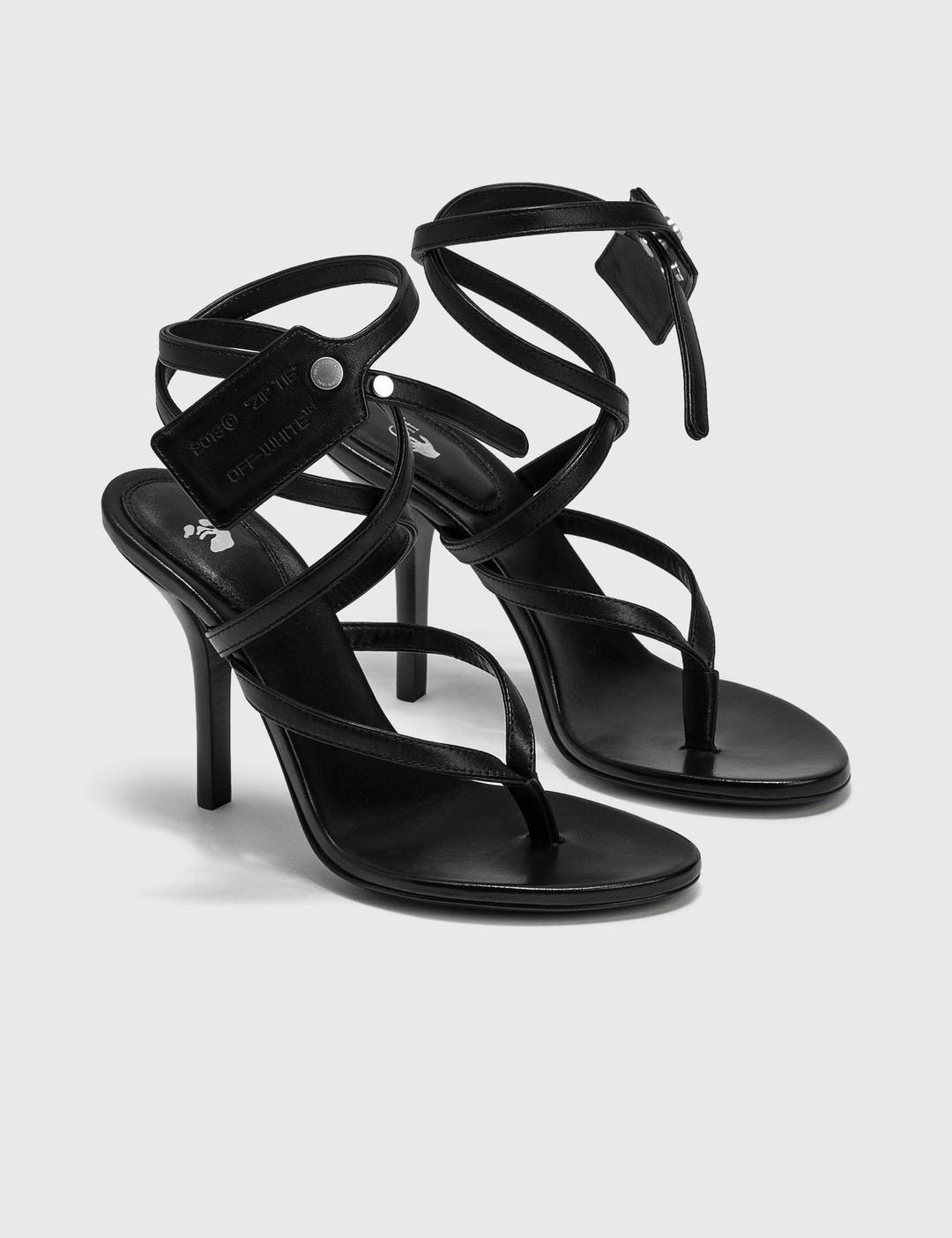 Zip Tie Leather Sandal - 1