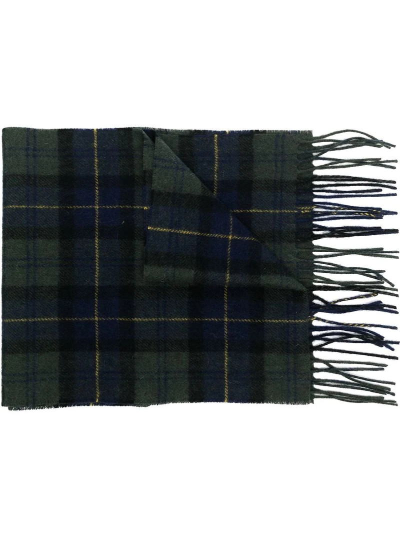 tartan-check scarf 1