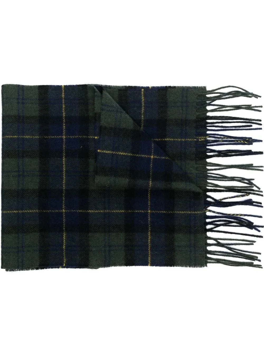 tartan-check scarf - 1