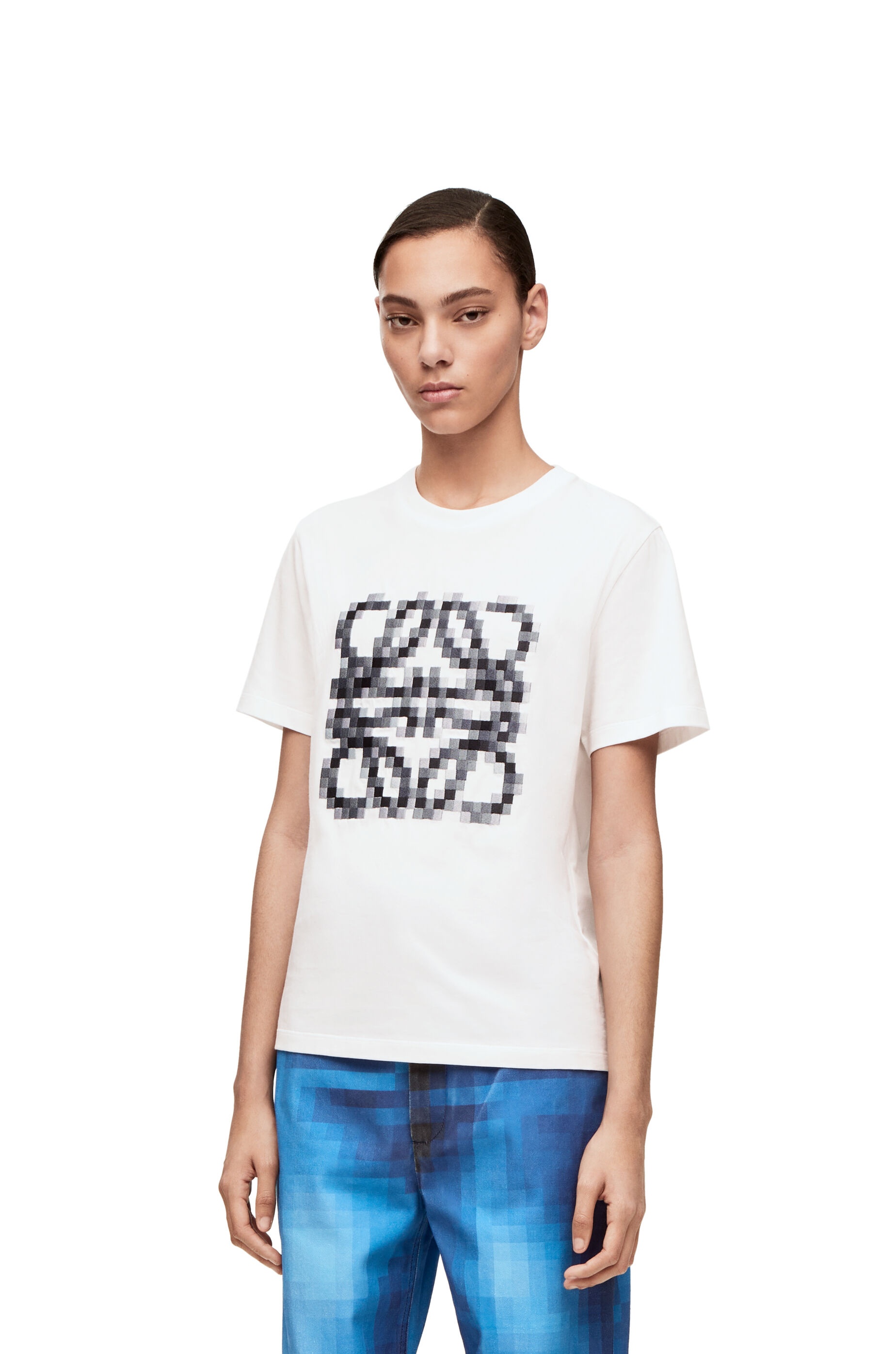 Pixelated Anagram regular fit T-shirt in cotton - 3