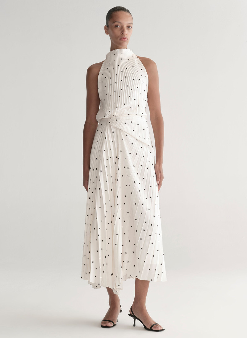 A.L.C. Simona Pleated Midi Dress outlook