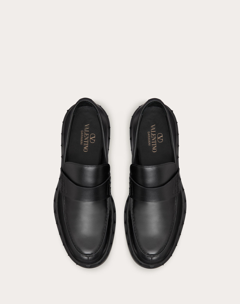 ROCKSTUD M-WAY CALFSKIN LOAFER 4